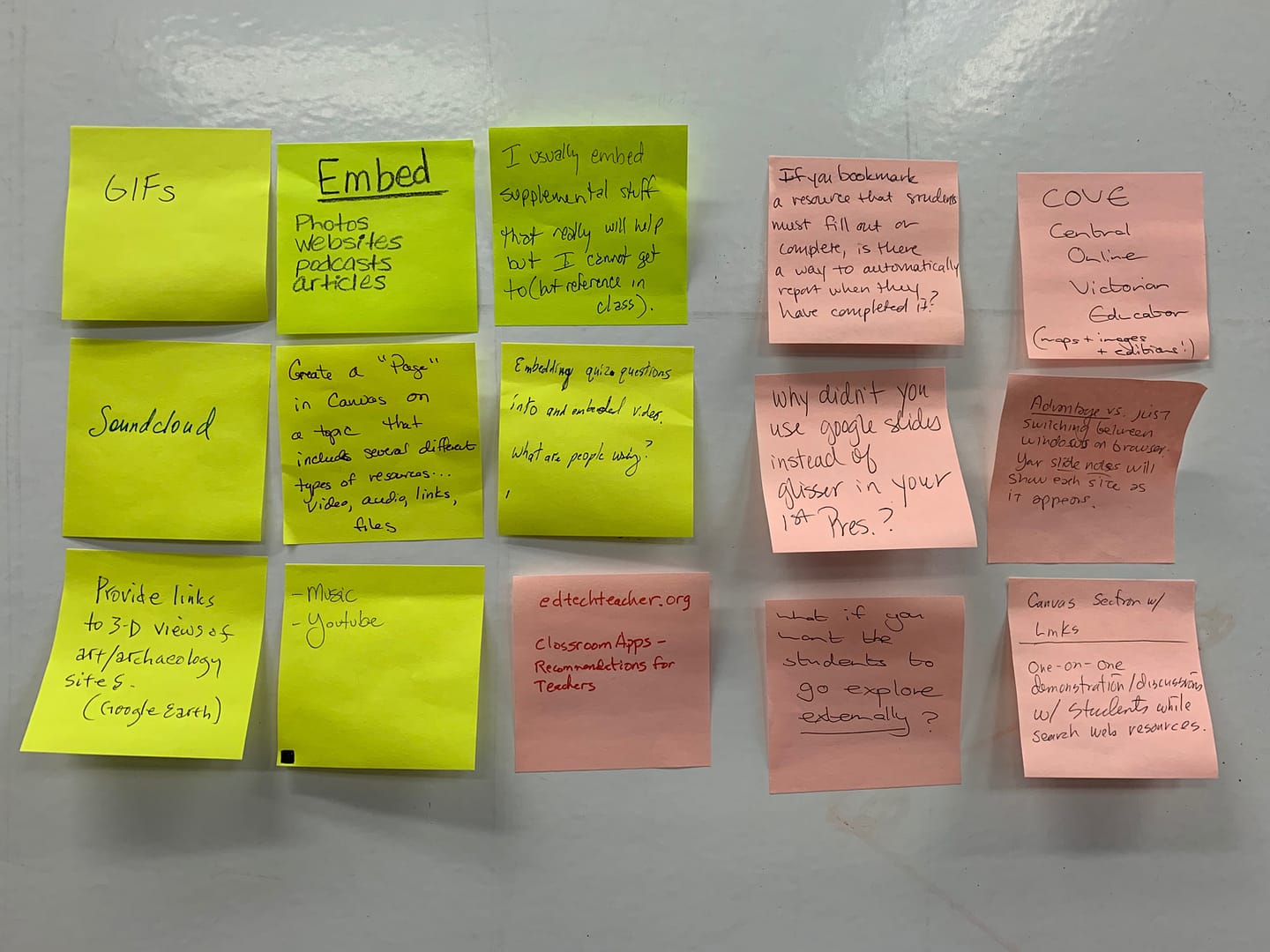 embed stickies