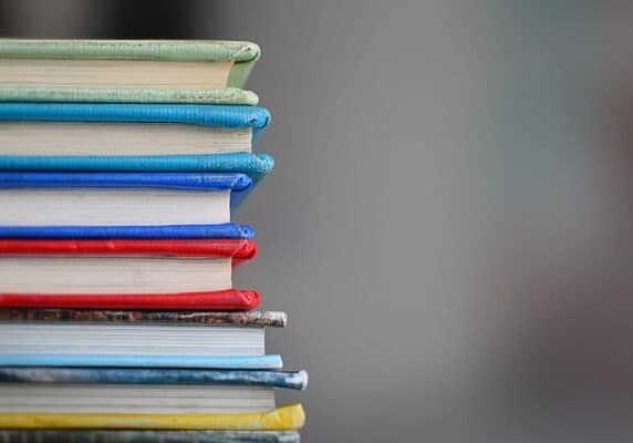 stack of books