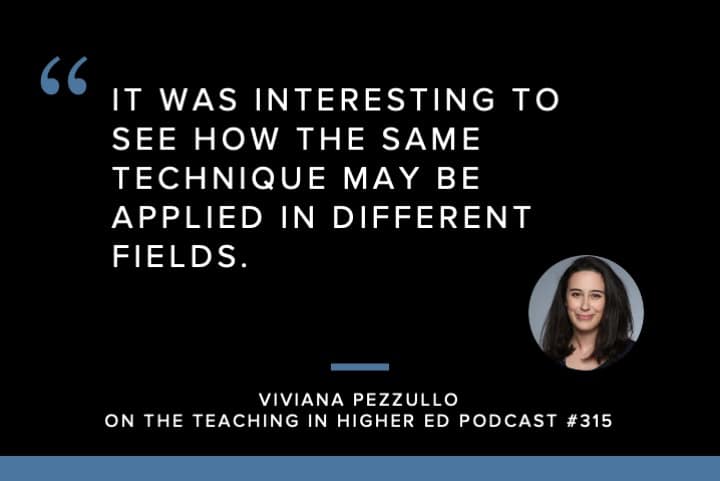 It was interesting to see how the same technique may be applied in different fields.