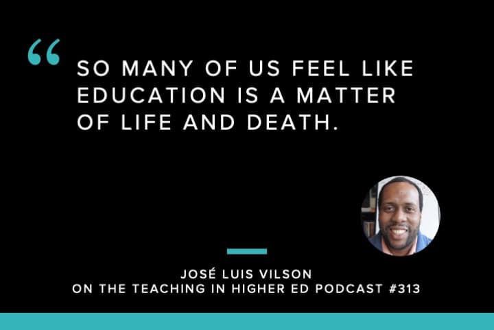 So many of us feel like education is a matter of life and death.