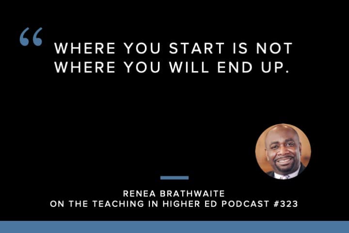 Where you start is not where you will end up.