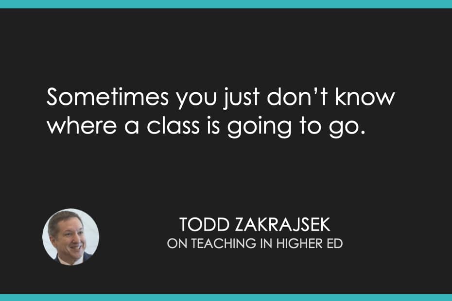 Sometimes you just don’t know where a class is going to go.