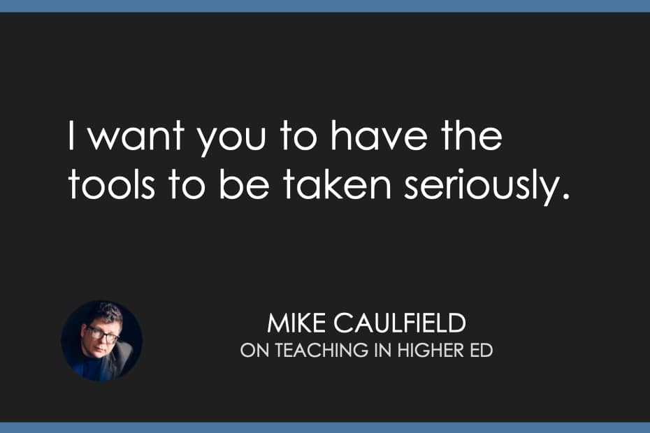 I want you to have the tools to be taken seriously.