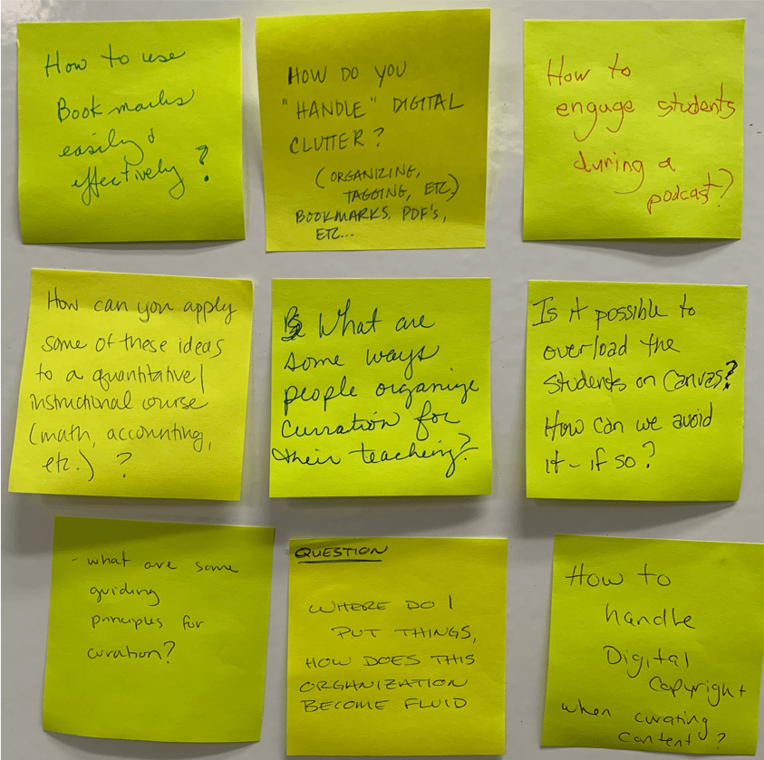 curate1 stickies