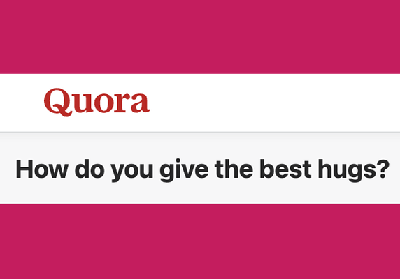 Give good hugs