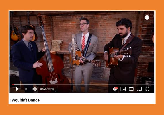 I wouldn’t Dance