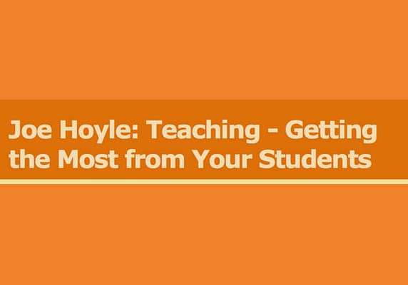 Joe Hoyle’s Teaching Blog